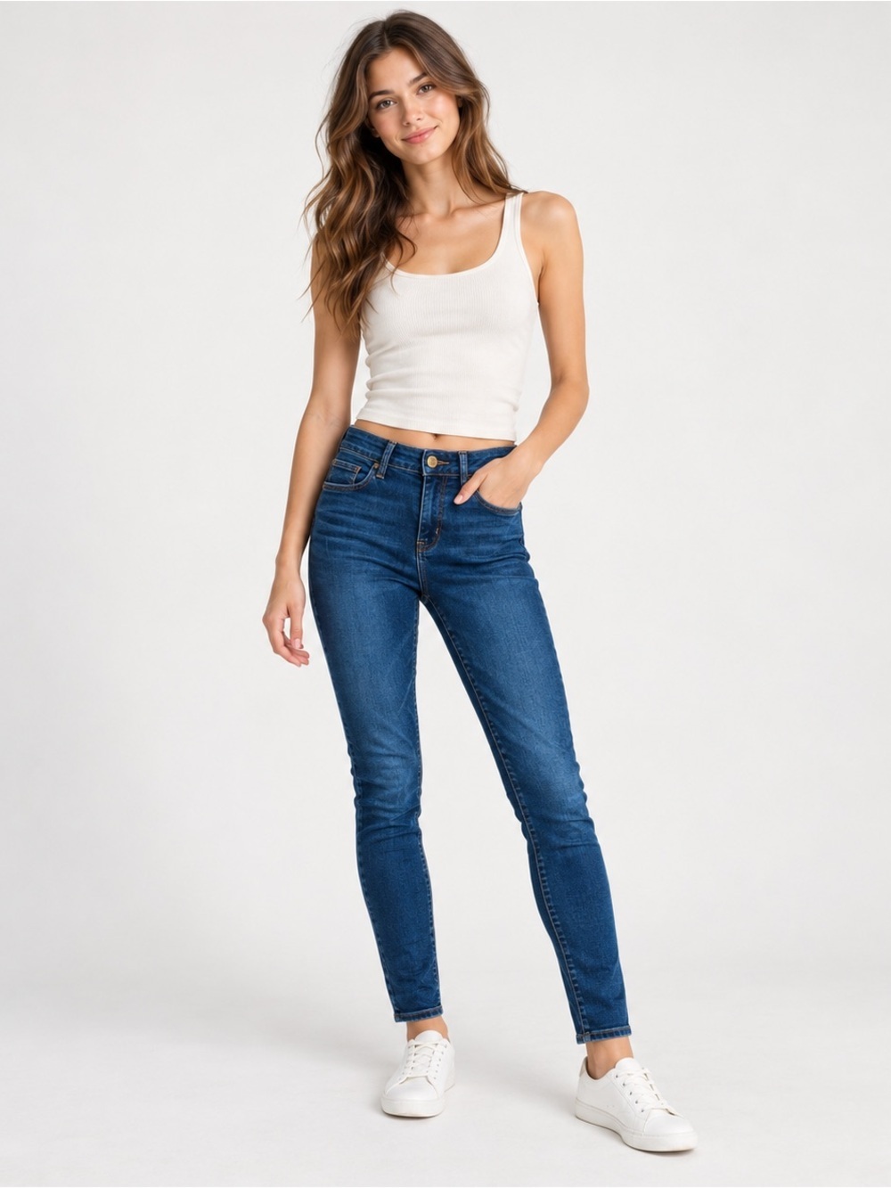 American Eagle Jegging Womens Size 0 Jeans Super Stretch Dark Wash Skinny 25x29